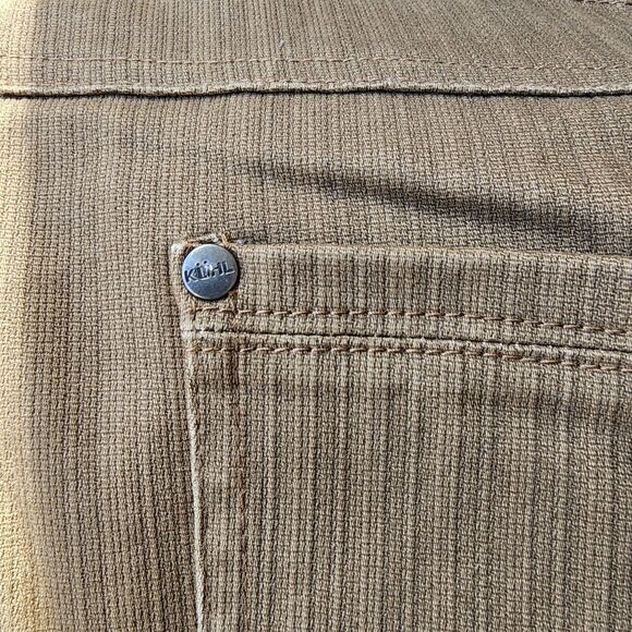 Kuhl Mens Pants Patina‎ Dye Outdoor Tan Casual work  Pin striped 38x32” - Picture 11 of 16